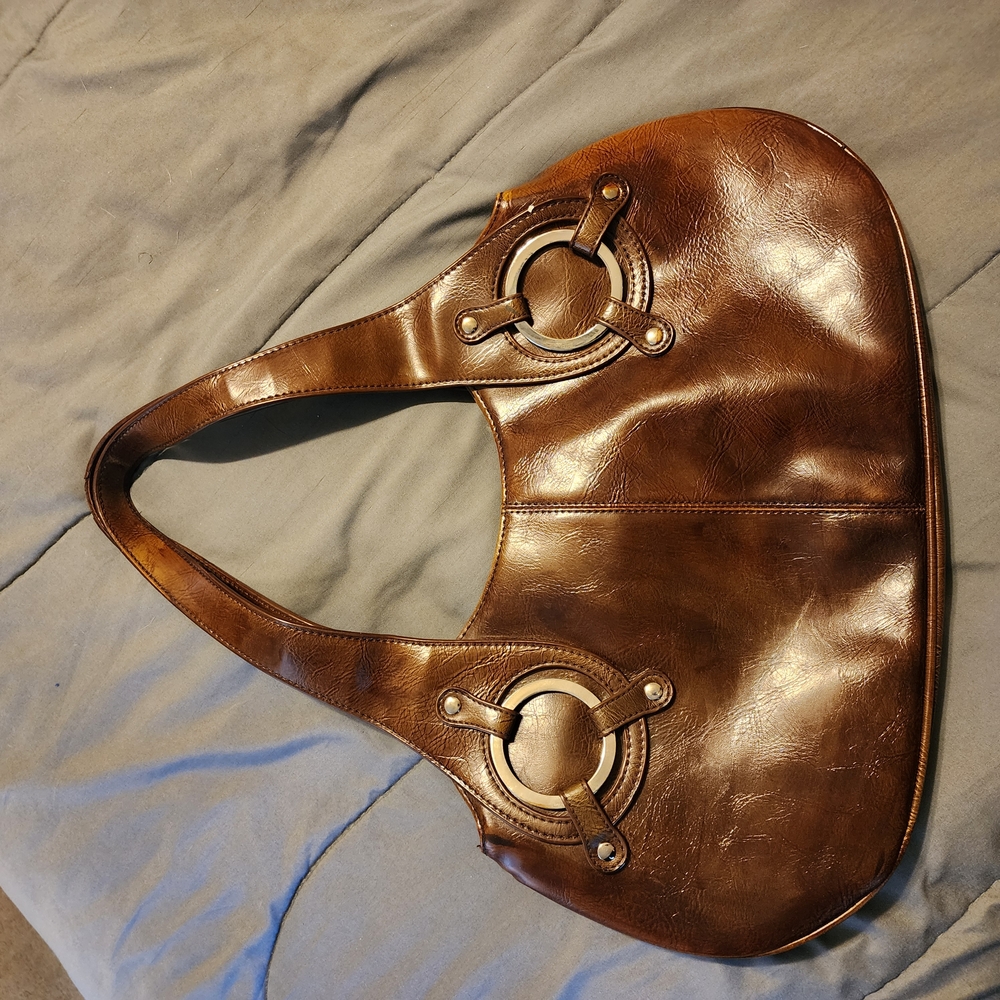 Brown Leather Women's Prada Shoulder Bag